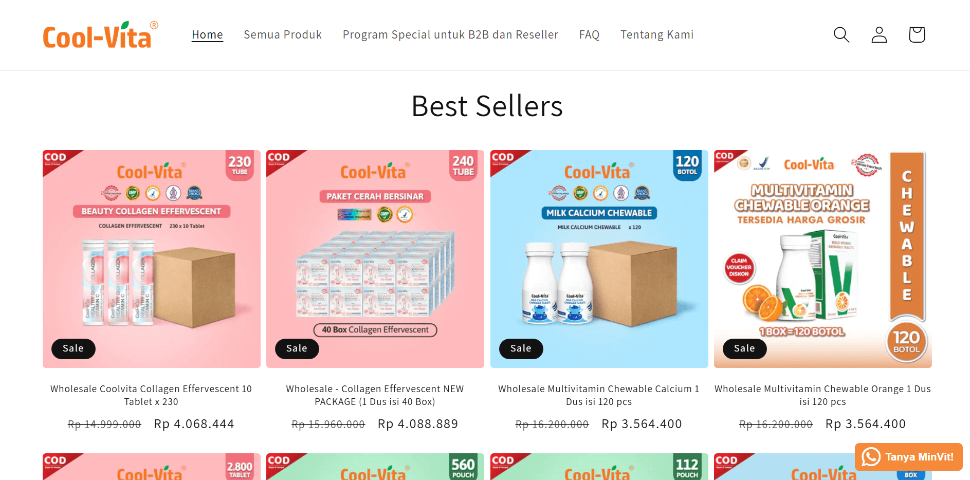 Project Cool-Vita E-commerce